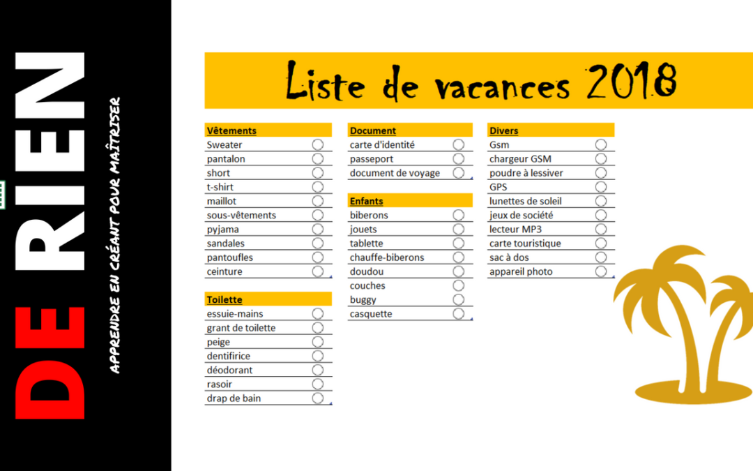 ᐉ Comment Créer Une Checklist Excel Dans Un Tableau Avec Une Liste De