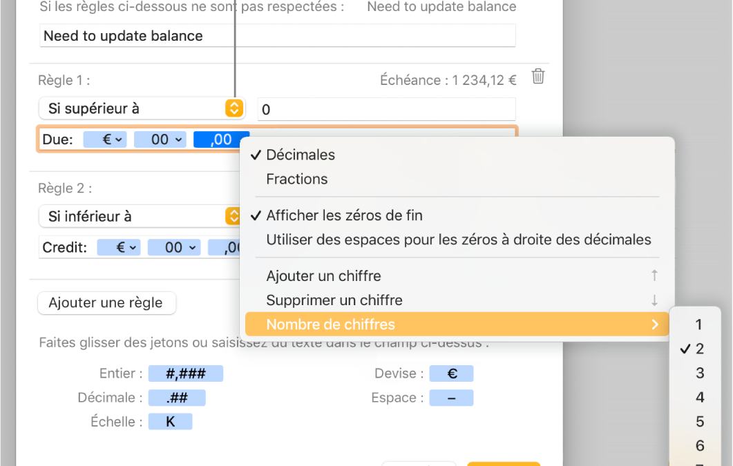 Créer Un Format De Cellule De Tableau Personnalisé Dans Pages Sur Mac