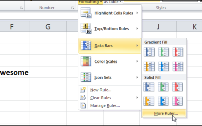 Comment Créer Des Barres De Progression Dans Excel Avec Un Formatage Conditionnel