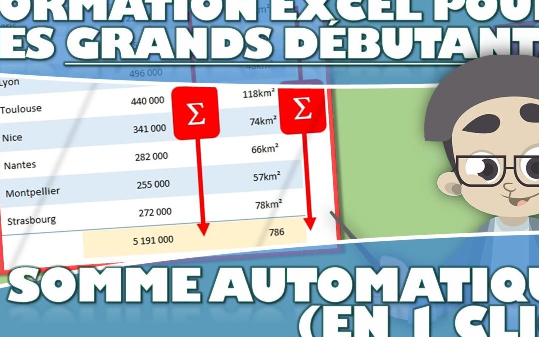 Calculer des totaux et des sommes avec somme.xmy2 dans excel
