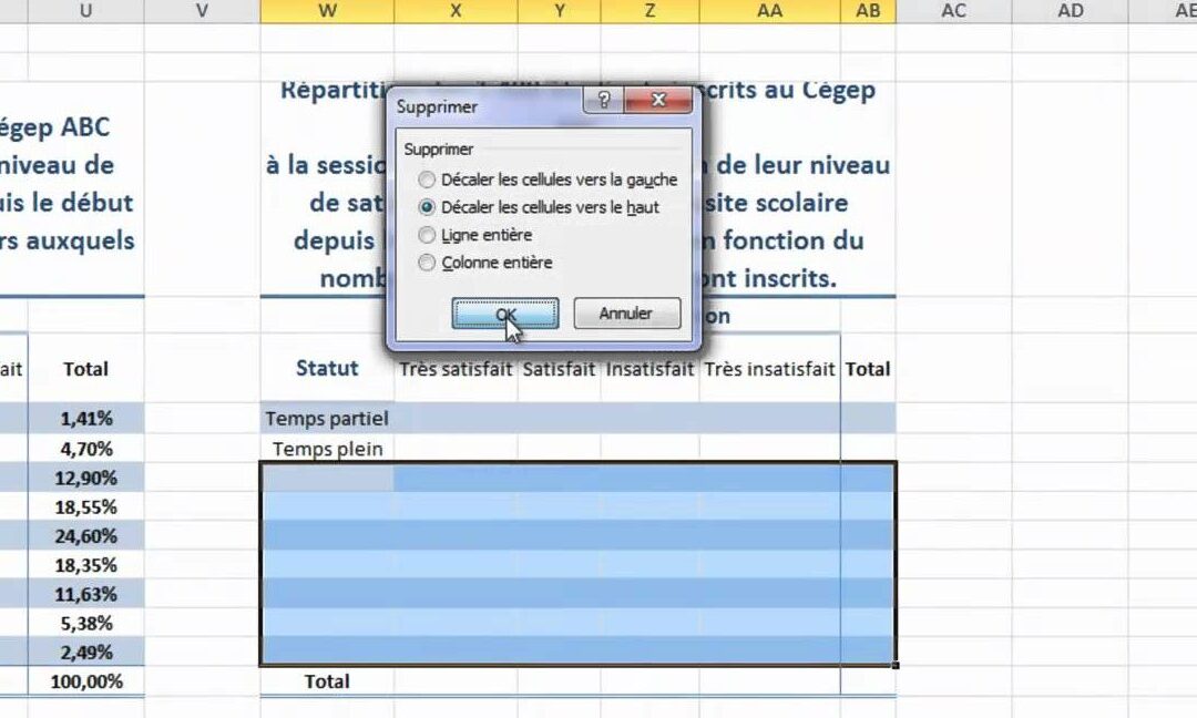 Comment effectuer un test khideux en microsoft excel