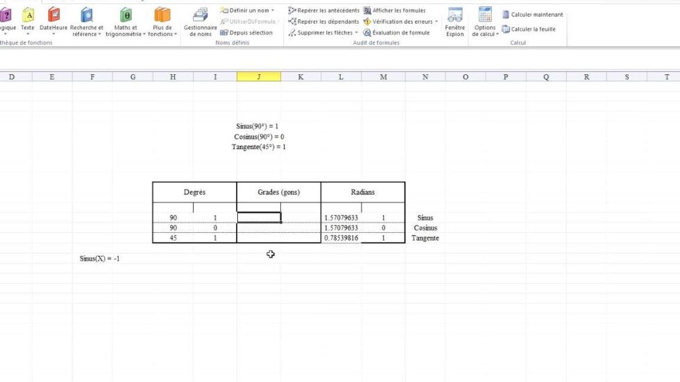 ᐉ Utiliser atan pour calculer des angles en excel | SOS Excel